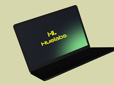 Huelabs logo design abstract brand identity design design agency graphic design logo logo design minimal modern tech logo typography wordmark