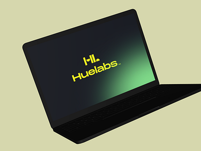 Huelabs logo design