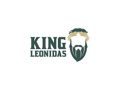 King Leonidas Logo Design design designer graphic logo logo design logopreneur modern typography unique