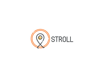 Stroll Logo Design design designer graphic logo logo design logopreneur modern typography unique unique logo