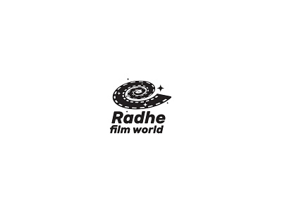 Radhe Film World Logo Design