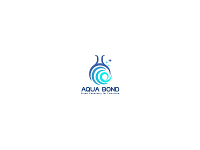 Aqua Bond Logo Design business designer logo logo design logopreneur modern unique logo