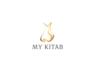 My Kitab Logo Design business design graphic logo logo design logopreneur modern typography unique