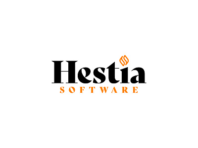 Hestia Software Logo Design business design graphic logo logo design logopreneur modern typography