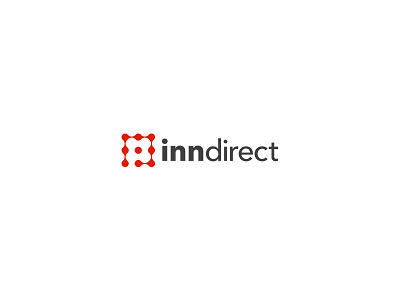 Inndirect Logo Design design designer logo logo design logopreneur modern typography unique logo