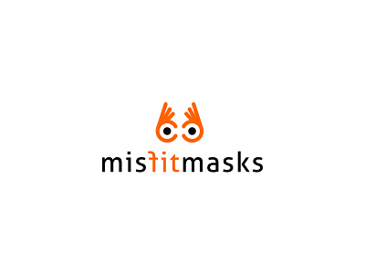 Misfitmasks Logo Design business design designer graphic logo logo design logopreneur modern typography unique