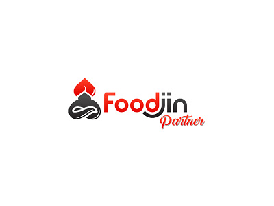 Goodjin Partner Logo Design branding business design designer food graphic logo logo design modern partner typography unique logo