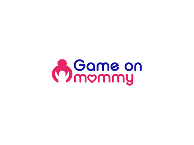 Game On Mommy Logo Design business design designer graphic logo logo design logopreneur modern typography unique