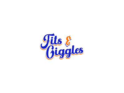 Fits Giggles Logo Design branding business design designer graphic logo logopreneur modern typography unique