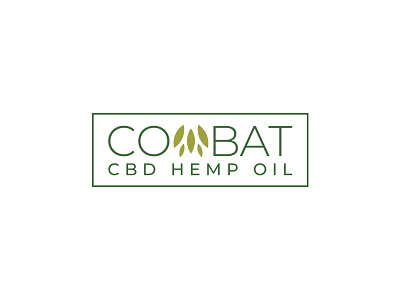 Combat CBD Hemp Oil Logo Design branding business design designer graphic logo logopreneur modern typography unique