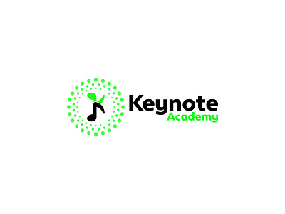 Keynote Academy Logo Design branding business business card design designer logo logopreneur modern typography unique