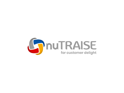 Nutraise For Customer Delight Logo Design branding business design designer graphic logo logopreneur modern typography unique