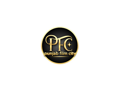 PFC Punjab Film City Logo Design branding business design designer graphic logo logopreneur modern typography unique