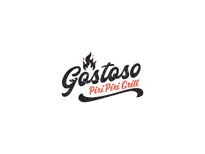 Gostoso Piri Piri Grill Logo Design branding business design designer graphic logo logopreneur modern typography unique