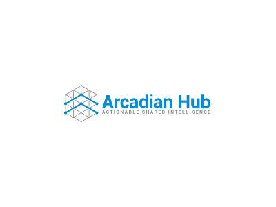 Arcadian Hub Logo Design branding business design designer logo logo design logopreneur modern typography unique