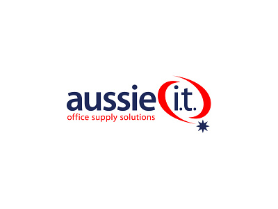 Aussie I.T. Office Supply Solutions Logo Design