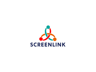 Screenlink Logo Design branding business design designer logo logo design logopreneur modern typography unique