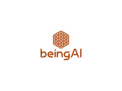 Being Ai Logo Design branding business design graphic logo logo design logopreneur modern typography unique