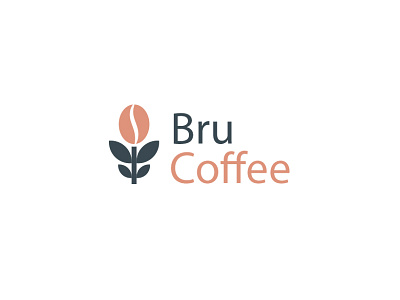 Bru Coffee Logo Design branding business design graphic logo logo design logopreneur modern typography unique