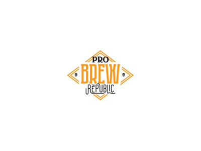 Pro Brew Republic Logo Design branding business design designer logo logo design logopreneur modern typography unique