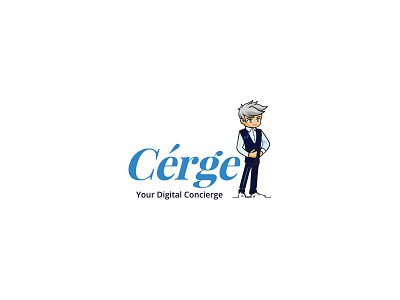 Cerge Your Digital Concierge Logo Design