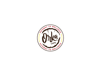 Orka Cafe Logo Design branding business design logo logo design logopreneur modern typography unique unique logo