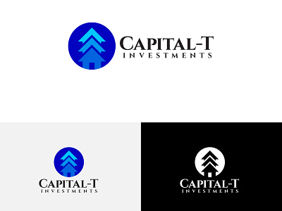 Capital-T Investments Logo Design advertisement branding business creative design designer illustration logo logo design logopreneur modern