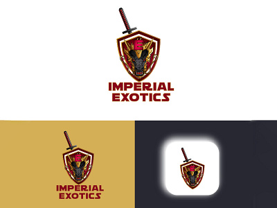 Imperial Exotics Logo Design advertisement branding business concept creative design designer illustration logo logo design logopreneur modern