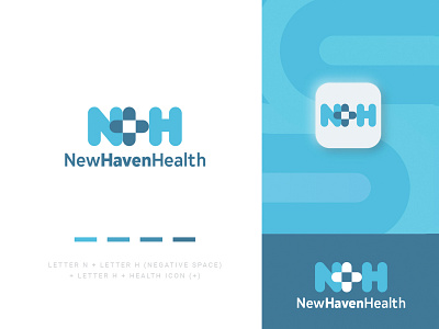 New Haven Health Logo Design advertisement branding business concept creative design designer illustration logo logo design logopreneur modern