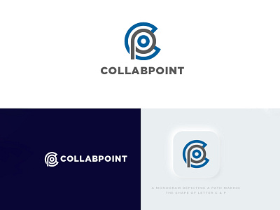Collabpoint Logo Design advertisement branding business concept creative design designer illustration logo logo design logopreneur modern