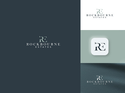 Rock Bourne Estates Logo Design advertisement branding business concept creative design designer illustration logo logo design logopreneur modern