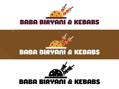 Baba Biryani & Kebaba Logo Design advertisement branding business cocnept creative design designer food illustration logo logo design logopreneur modern shop