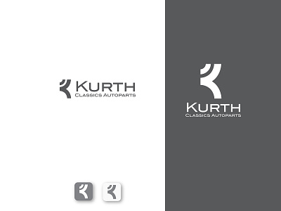 Kurth Classics Autoparts Logo Design advertisement branding business concept creative creative logo design designer illustration logo logo design logopreneur logotype modern