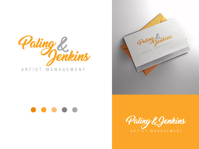 Paling & Jenkins Logo Design advertisement artist branding business concept creative creative logo design designer illustration logo logo design logopreneur logotype modern