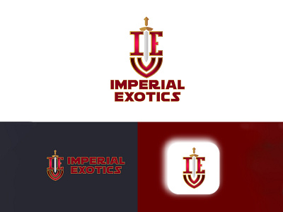 Imperial Exotics Logo Design advertisement branding business concept creative design designer illustration imperial logo logo design logopreneur modern