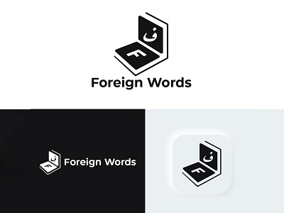 Foreign Words Logo Design advertisement branding business concept creative design designer foreign illustration logo logo design logopreneur modern