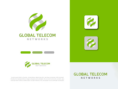 Global Telecom Networks Logo Design