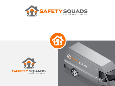 Safety Squads Logo Design advertisement branding business concept creative design designer illustration logo logo design logopreneur modern safety squad