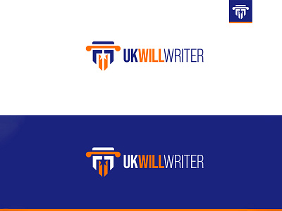UK Will Writer Logo Design advertisement business concept creative design designer illustration logo logo design logopreneur logotype modern writer