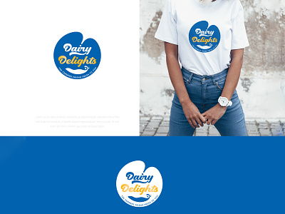 Dairy Delights Logo Design branding business concept creative dairy delights design designer illustration logo logo design logopreneur logotype modern