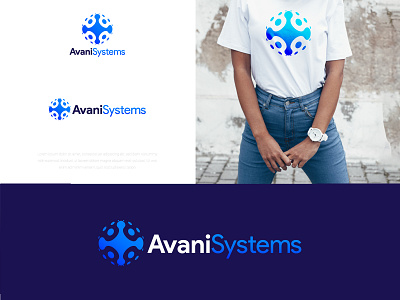 Avani Systems Logo Design | Social Media Design awesome best branding business classy design designer facebook illustration instagram latest logo logo design logopreneur minimal modern new post social media ads trending