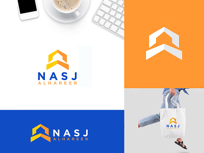 NASJ Alhareer Logo Design | Social Media Design awesome best branding business classy design designer facebook illustration instagram latest logo logo design logopreneur minimal modern new post social media ads trending