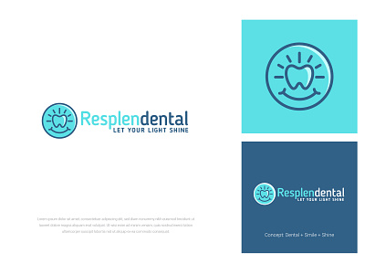 Resplendental Logo Design | Social Media Design awesome branding business classy dental dentist design designer facebook illustration instagram latest logo logo design logopreneur minimal modern post social media ads trending