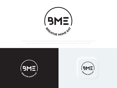 Breathe Move Eat Logo Design | Social Media Design