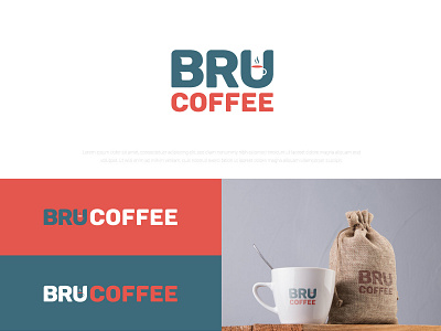 Bru Coffee Logo Design | Social Media Design