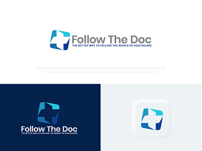 Follow The Doc Logo Design | Social Media Design awesome best branding business classy design designer facebook illustration instagram latest logo logo design logopreneur minimal modern new post social media ads trending