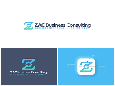 ZAC Business Consulting Logo Design | Social Media Design awesome best branding business classy design designer facebook illustration instagram latest logo logo design logopreneur minimal modern new post social media ads trending