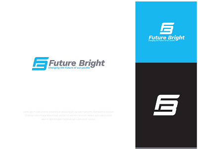 Future Bright Logo Design | Social Media Design awesome branding business classy design designer facebook illustration instagram latest logo logo design logopreneur minimal modern new post social media social media ads trending