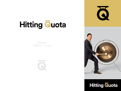 Hitting Quota Logo Design | Social Media Design awesome best branding business classy design designer facebook illustration instagram latest logo logo design logopreneur minimal modern post social media ads trending