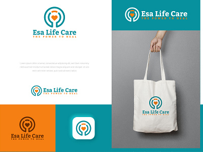 Esa Life Care Logo Design | Social Media Design awesome branding business classy design designer facebook illustration instagram latest logo logo design logopreneur minimal modern post social media social media ads trending